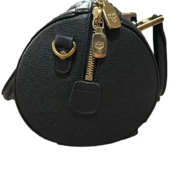 MCM Black Leather Small Boston Handbag - Picture 2 of 11